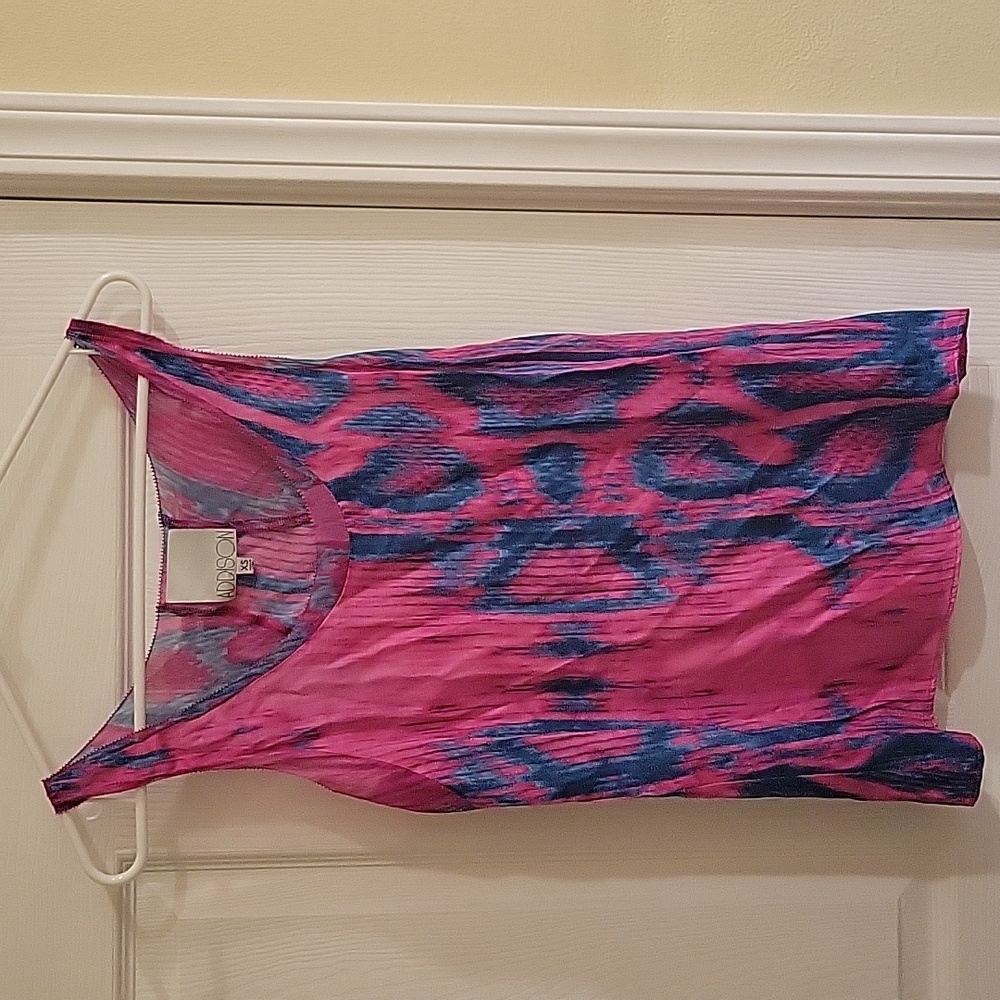 Silk & viscose tank